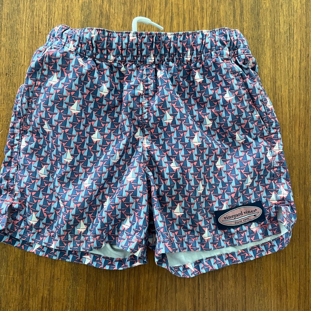Vineyard Vines Kids 4T Sailboat Print Swim Trunks
